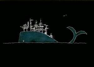 dibujo drawing minimal moby dick herman melville petróleo petrol whale ballena sea mar