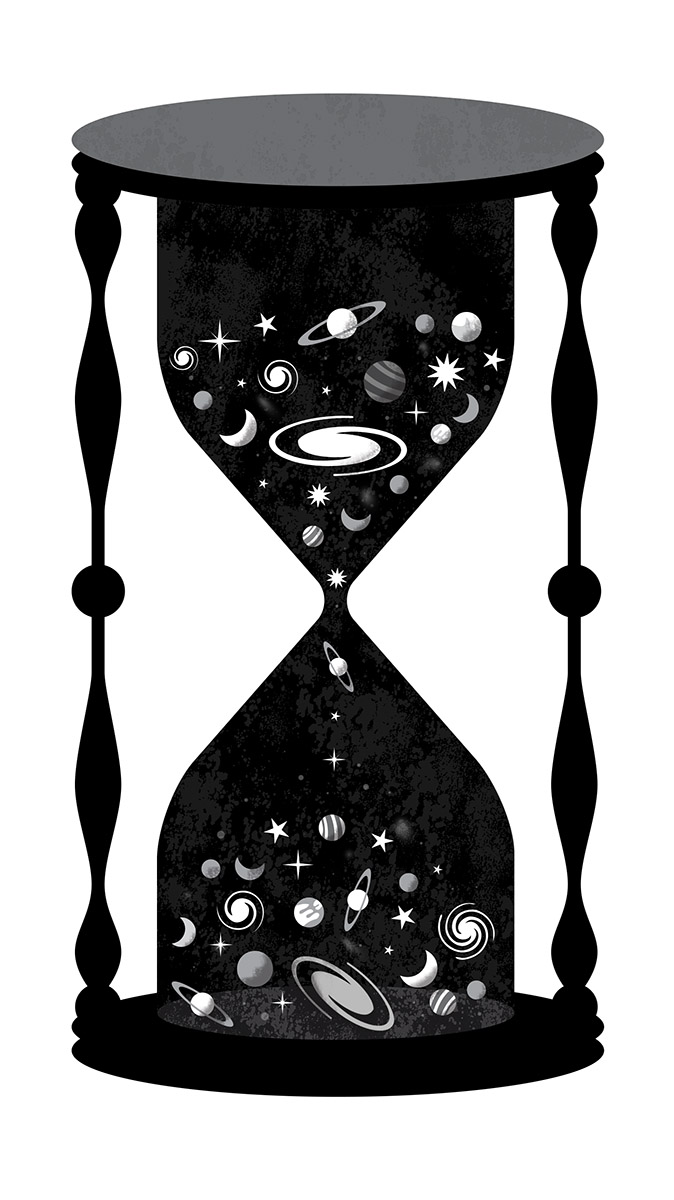 zoom jose antonio Marina ilustración illustration editorial marcuscarus filosofia reloj arena universo